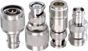 TUOLNK N-Typ auf BNC Adapter Set - 4-Teiliges RF Koaxial Stecker Kit für WiFi An