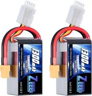 Zeee 3S LiPo Akku 11,1V 120C 1300mAh mit XT60 Steck für UAV Drones FPV Rennrad Q