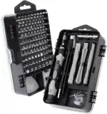 SHARDEN Feinmechaniker Schraubendreher Set, 122 in 1 Mini Präzisions Werkzeug Kit mit Torx T2 T5 T6 T8 T9, Handy Reparatur Werkzeug Set für Uhr, PC, Brille, PS, Kamera, Phone mit 1 Magnetische Pad