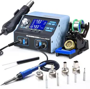 Lötstation, Preciva 992D+ Heißluftlötstation 750W Entlötstation Repairing-Statio