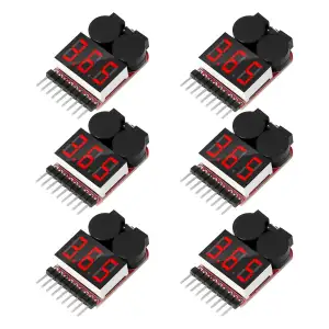 RUIZHI 1-8S Lipo Tester Batterie, Lipo Checker Batterieanzeige, RC Monitor Batte