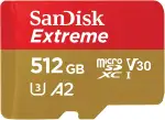 SanDisk Extreme microSDXC UHS-I Speicherkarte 512 GB + Adapter (Für Smartphones, Actionkameras un...