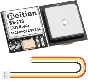 BE-220 GPS Modul TTL Dual GPS mit Blitz, Hochempfindlicher GNSS Empfänger, Gerin