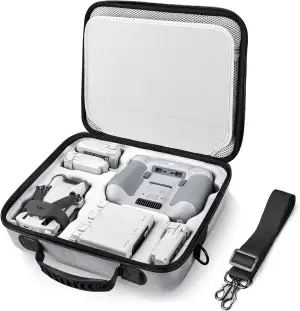 Lykus Spartan MM400 Tasche/Koffer/Case/Bag/Tragetasche für DJI Mini 4 Pro, Passend für bis zu 7 Akkus und RC-Lanyard[NUR Tasche]