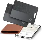 Coioc Dünne Geldbörsen-Tracker-Karte (nur iOS), Tracking Card mit Apple Find My, GPS Tracker, Unt...