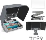 FPVtosky RC 2 Controller Schutz Kit für DJI Mini 4 Pro, 3-in-1 Combo Kit mit RC 2 Sonnenschutzabd...