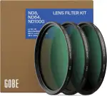 Gobe 46 mm Graufilter ND8, ND64, ND1000 - ND Filter Kit