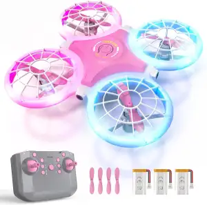 Mini Drohne für Kinder Spielzeug ab 6 Jahre,RC Flugzeug Drone mit LED Lichter In