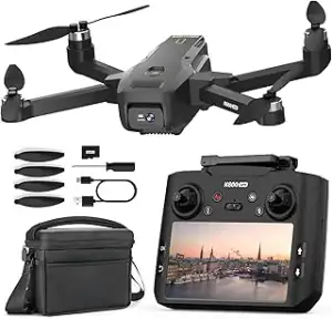 K600GPS Drohne mit 1080P EIS Kamera, 4,5'' FPV Bildschirm, Automatische Rückkehr, Bürstenloser Mo...