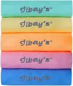 ilbay's Mikrofasertücher für streifenfreie Reinigung ohne Reinigungsmittel – Allzwecktücher für Auto, Küche, Bad und mehr – Fenstertücher (5, 40 x 60 cm)