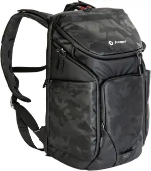 Fotopro 17.6L Kamerarucksack Tasche, wasserdicht große taktische Reise Rucksack Kameratasche mit 15,6 Zoll Laptop Fach kompatibel mit DSLR Kamera Objektiv Laptop Tablet Drohne Stativ
