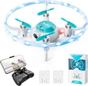4DRC V5 Mini Drohne für Kinder und Anfänger,RC Quadrocopter mit LED-Licht,Flugba
