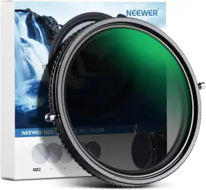 NEEWER 2-in-1 52 mm Variabler ND-Filter ND2–ND32 & CPL-Filter (kreisförmiger Pol