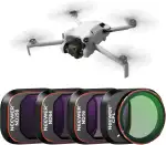 NEEWER ND und CPL Filter Set Kompatibel mit DJI Mini 4 Pro, 4 Pack ND16 ND64 ND256 CPL Polarizer und Neutraldichtefilter Drohnenobjektiv Zubehör, Multi Coated HD Optisches Glas/Aluminium Rahmen