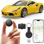 GPS Tracker – Mini Echtzeit-Ortungsgerät ohne monatliche Kosten | Für Auto, Kinder, Hunde & Katzen | Magnetisch & Unauffällig | Kompatibel mit iOS (Nur iOS)
