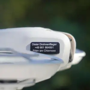 Drohnenkennzeichen 2er Set für DJI NEO, Mini Serie, Mavic Serie - EASA registrat