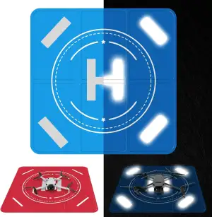 FPVtosky Nachts reflektierende Drohnen-Landeplattform,Groß, 25,2" (64 cm),Schnel