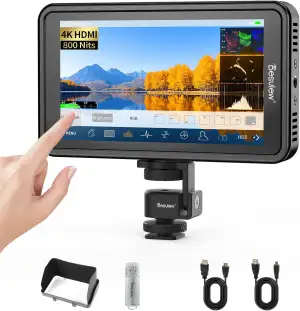 Desview R5II Kamera Field Monitor Touchscreen 5,5 Zoll, Camera Monitor 4K HDMI m