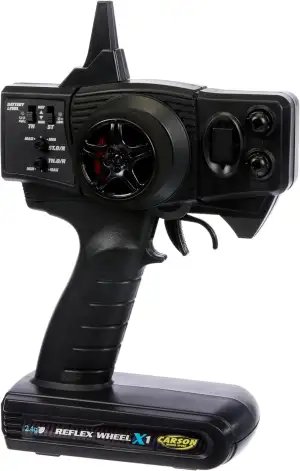 Carson 500500048 FS Reflex X1 2-Kanal 2.4G Fahrzeug, Tamiya KIT kompatibel, Mode