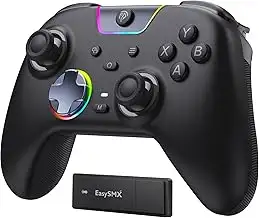 EasySMX X05PRO Wireless Controller PC, Gaming Controller mit leise Tasten, 2-stu