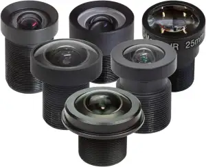 Arducam M12 Objektiv-Kit für Raspberry Pi HQ Kamera (Typ 1/2.3), 20 bis 180 Grad