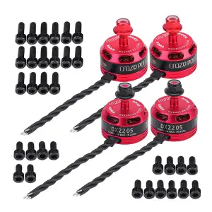 RC Bürstenloser Motor, 4PCS DX2205 2300KV Bürstenloser Motor 2-4S Racing Edition