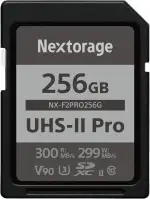 Nextorage SD Karte 256GB UHS-II SDXC, japanische speicherkarte datenspeicher SD Card, Kamera Zube...