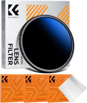 K&F CONCEPT Nano K-Serie ND Filter 55mm Variabler Graufilter ND2-ND2000 (1-11 Bl