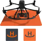 CYNOVA Drohnen Landeplatz groß (100cm),Landing Pad faltbar für DJI Matrice 30T Worry Plus/MATRICE 300 RTK/Phantom 4 RTK SE/Mavic 2 Enterprise Advanced