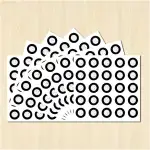 3D-Scanpunkte, 3D-Scan Markierungspunkte 8 mm 16 und 10 20 Messpunkte Identifizierungsetikett Positionierungsziele(10mm*20mm)