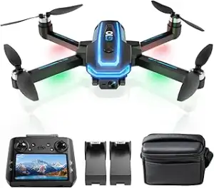 G10 GPS Drohne mit kamera EIS 4K Erwachsene (Bildschirmfernsteuerung), 5G Faltbare Drone mit Bürs...