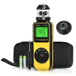 AIOMEST Windmesser Windmessgerät, Digital Anemometer Handheld Wind Cup Windgeschwindigkeitsmesser, ±4% Genauigkeit, Misst MAX/AVG Windgeschwindigkeit & Temperatur für Segeln Surfen Drohne 881M
