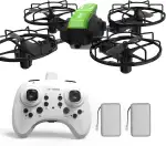 LE-IDEA Abnehmbare Drohne mit Infrarot Wettbewerbsmodus für Anfänger, Mini Drohne mit 3D-Flip Start/Landung mit einer Taste Headless-Modus 3 Geschwindigkeitsmodi, Educational Aircraft mit 2 Batterien