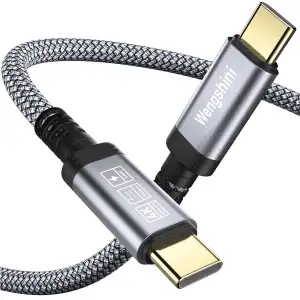 USB C auf USB C Kabel 2M,240W/20Gbps USB C 3.2 Gen2 x 2 Datenkabel, 4K@60HZVideo