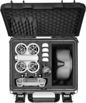 LEKUFEE wasserdichte Koffer für DJI Neo 1 Motion Fly More Combo,DJI Goggles N3/3