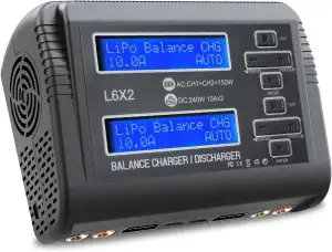 Haisito L6X2 Duo RC Balance Ladegerät/Entlader für Lilon LiPo Life LiHV NiCd NiM