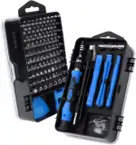 SHARDEN Feinmechaniker Schraubendreher Set, 122 in 1 Mini Präzisions Werkzeug Kit mit Torx T2 T5 ...