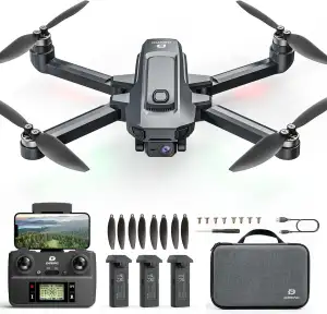 DEERC D35 GPS Drohne mit 4K Kamera für Anfänger, Faltbare RC Drohnen für Erwachs
