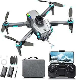 Drohne mit Kamera 4K, Mini Drohne mit Kamera und GPS, Bürstenloser Motor, Hochauflösende Fotos un...