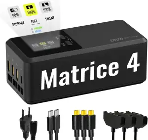 LKTOP Matrice 4 Series 200W Batterieladegerät Schnellladegerät für DJI Matrice 4