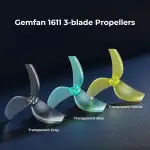 BETAFPV 12pcs Gemfan 1611 40mm 3-Blade Propellers with 1.5mm Shaft Hole, Strength Lightweight for 1102,0802SE Brushless Motors, for 2S FPV Racing Freestyle Drone like Pavo Femto Brushless Quadcopter