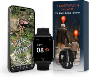 PAJ SMARTWATCH Finder 4G für Kinder - GPS Tracker, SOS Alarm, Kamera, Sprachnach