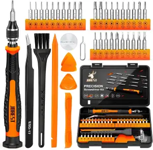 JOREST 40Pcs Feinmechaniker Schraubendreher Set, Mini Werkzeug Kit mit Torx T1 T