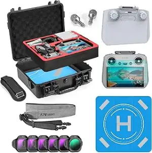 FPVtosky Hartschalen-Zubehör-Set für DJI Mini 5 Pro, Drohnenzubehör-Kit enthält Dual Layer Case, ...