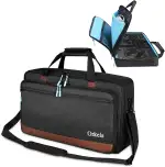 SUNDOY DJ Tragetasche kompatibel mit Pioneer/Numark/Hercules Controller – Stoßfester Transportkoffer mit Schultergurt & Zubehörfächern (73x41x15-CM)