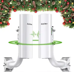 AdaLov Gigabit WLAN-Bridge Outdoor CPE366, 5.8GHz Point-to-Point Wireless Bridge