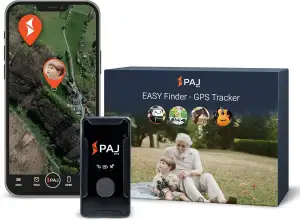 PAJ GPS Easy Finder 4G - GPS-Tracker für Kinder, Senioren & Demenz - Sprachnachr