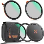 K&F CONCEPT Magnetic Filter Set 67mm Magnetisches Schnellwechsel System Quick Swap System Polfilter(CPL), ND2-ND32, Black Mist 1/4 mit Magnetischer Adapterring und Objektivdeckel, Filtertasche