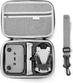 Mini 3/4 Pro Tasche, PU kompakte Aufbewahrungstasche für DJI Mini 3/4 Drohne RC-N1/RC-N2 Controller Zubehör