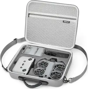 STARTRC Neo 2 Tasche,Tragbar PU Case für DJI Neo 2 Fly More Combo Zubehör, Trage